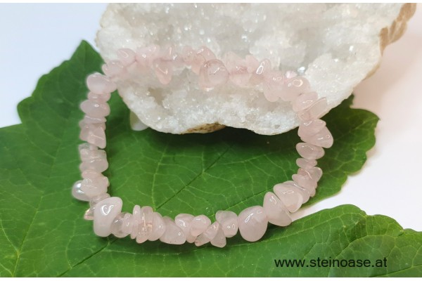 Armband Rosenquarz 'Splitter'